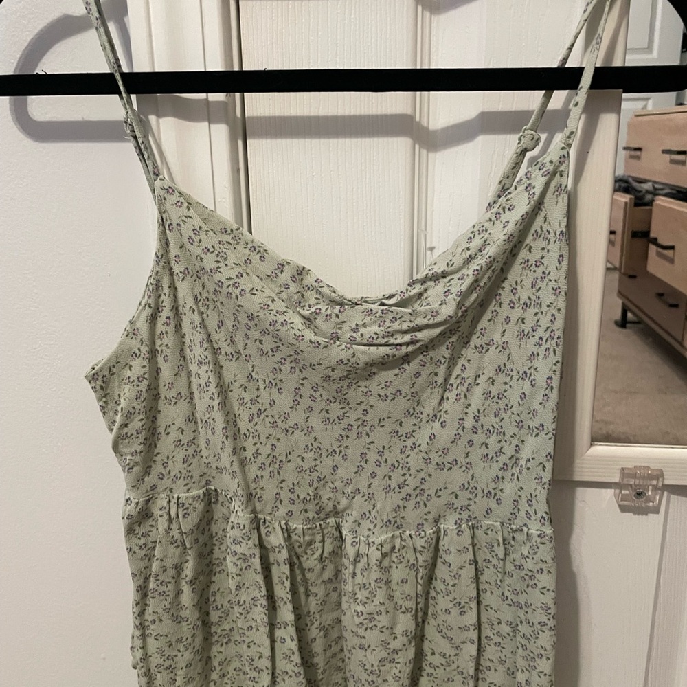 Floral Green Women's tank top